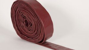 Layflat PVC Water Discharge Hose - Blue or Brown