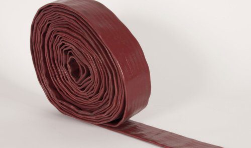 Layflat PVC Water Discharge Hose - Blue or Brown