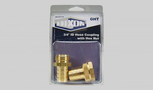 3/4" ID Hose Coupling with Hex Nut